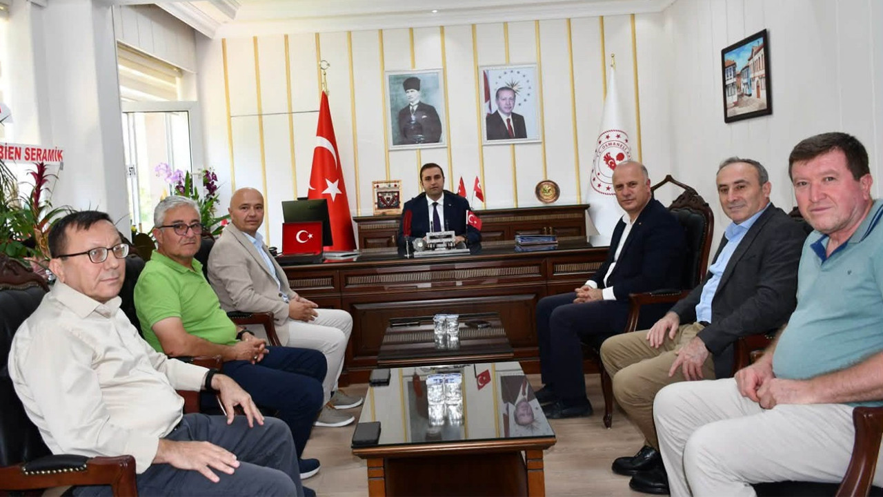 Osmaneli’nde İYİ Partiden Kaymakam Yılmaz’a hayırlı olsun ziyareti